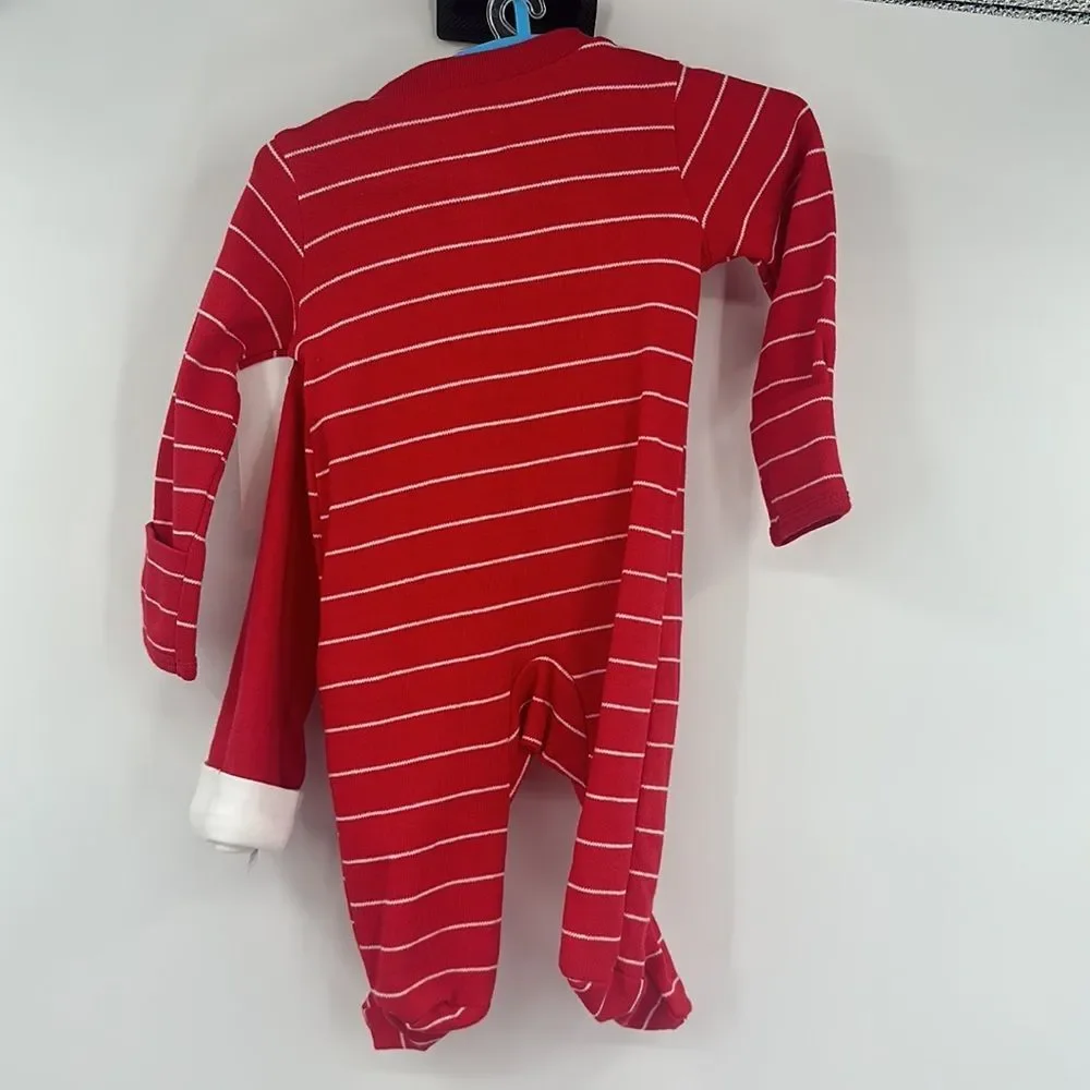 Just One You by CARTERS (2) Outfit Bundle Sz Newborn Santa Sleeper/Snowman 2pc‎